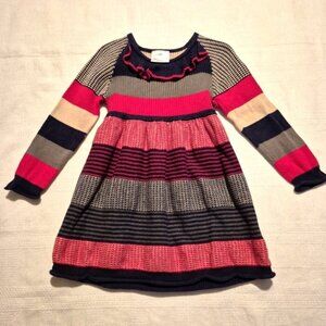 Hanna Andersson girls size 100 or 4 collared sweater dress VGUC